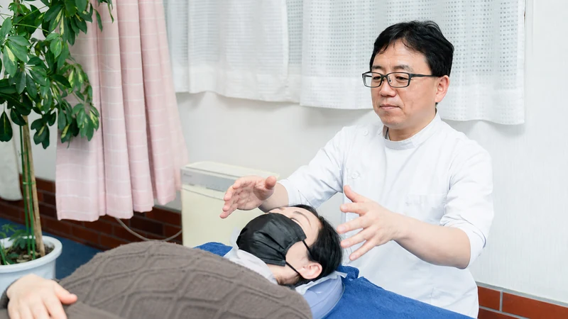 施術の様子